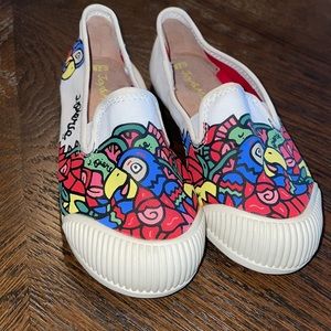 Kid's Joy & Mario Children Sz.C28 (10.5 US) J. Pierce Tropical Art Walking Shoes